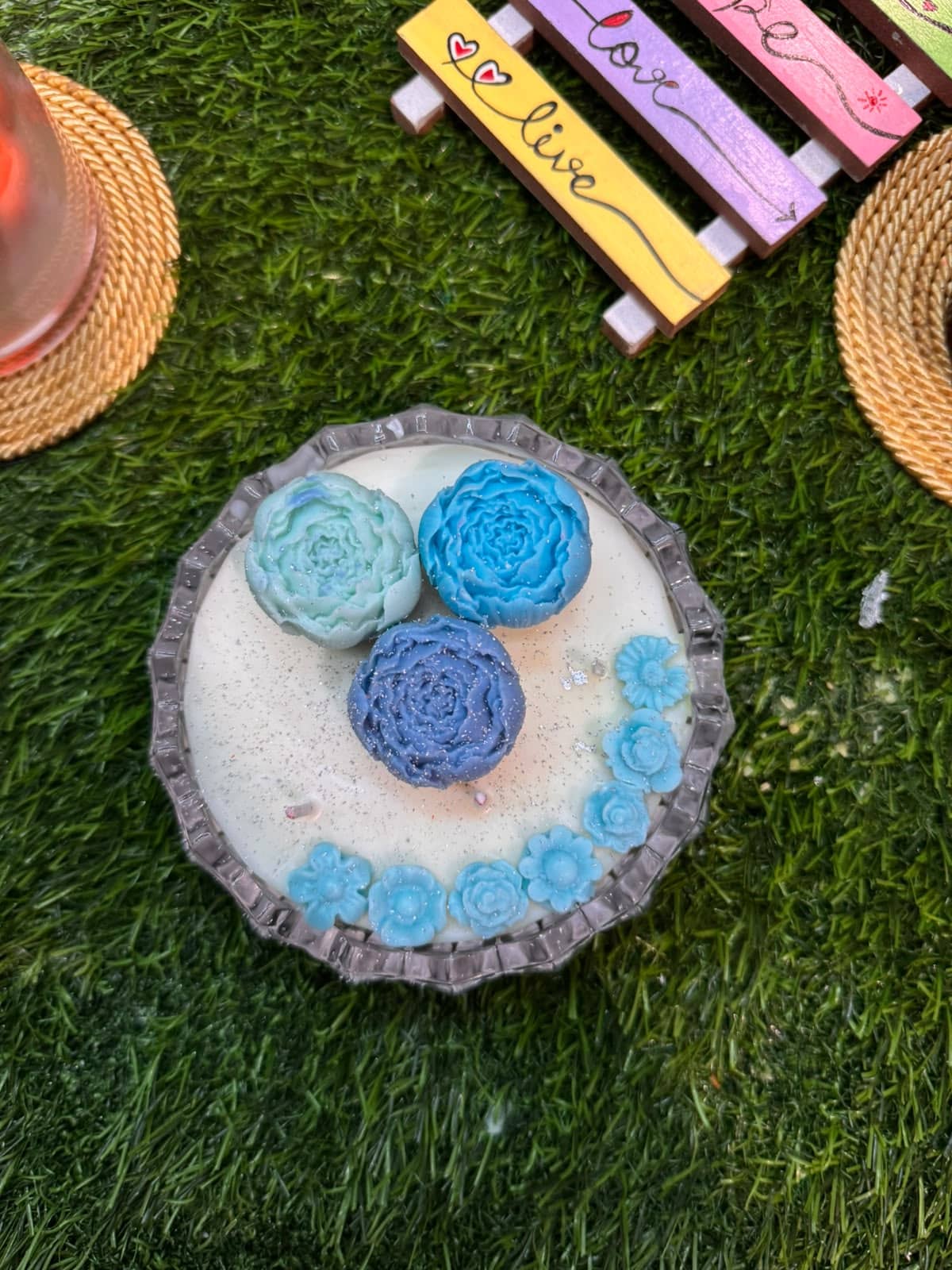 Rose Garden Tray Candle