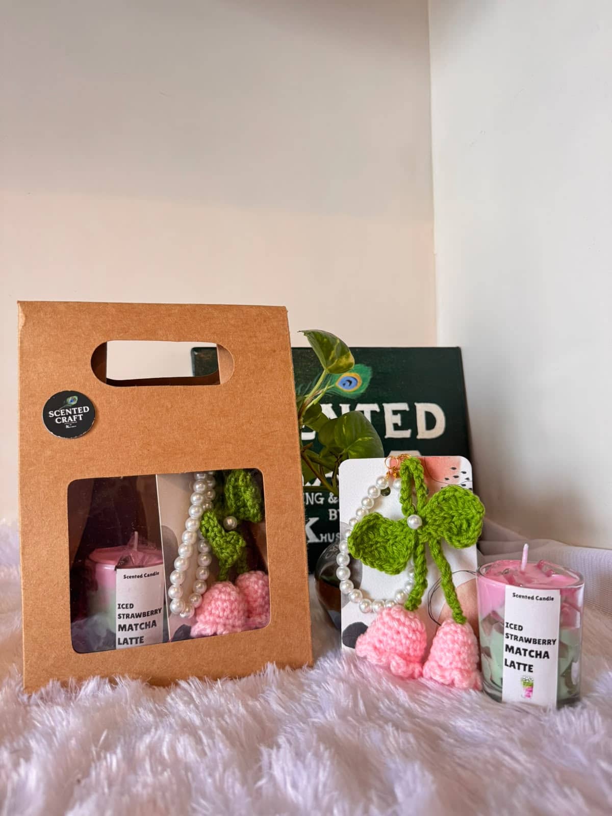 Candle & Crochet Gift Bag