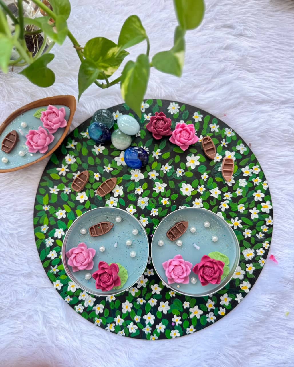 Lotus Pond Urli Platter