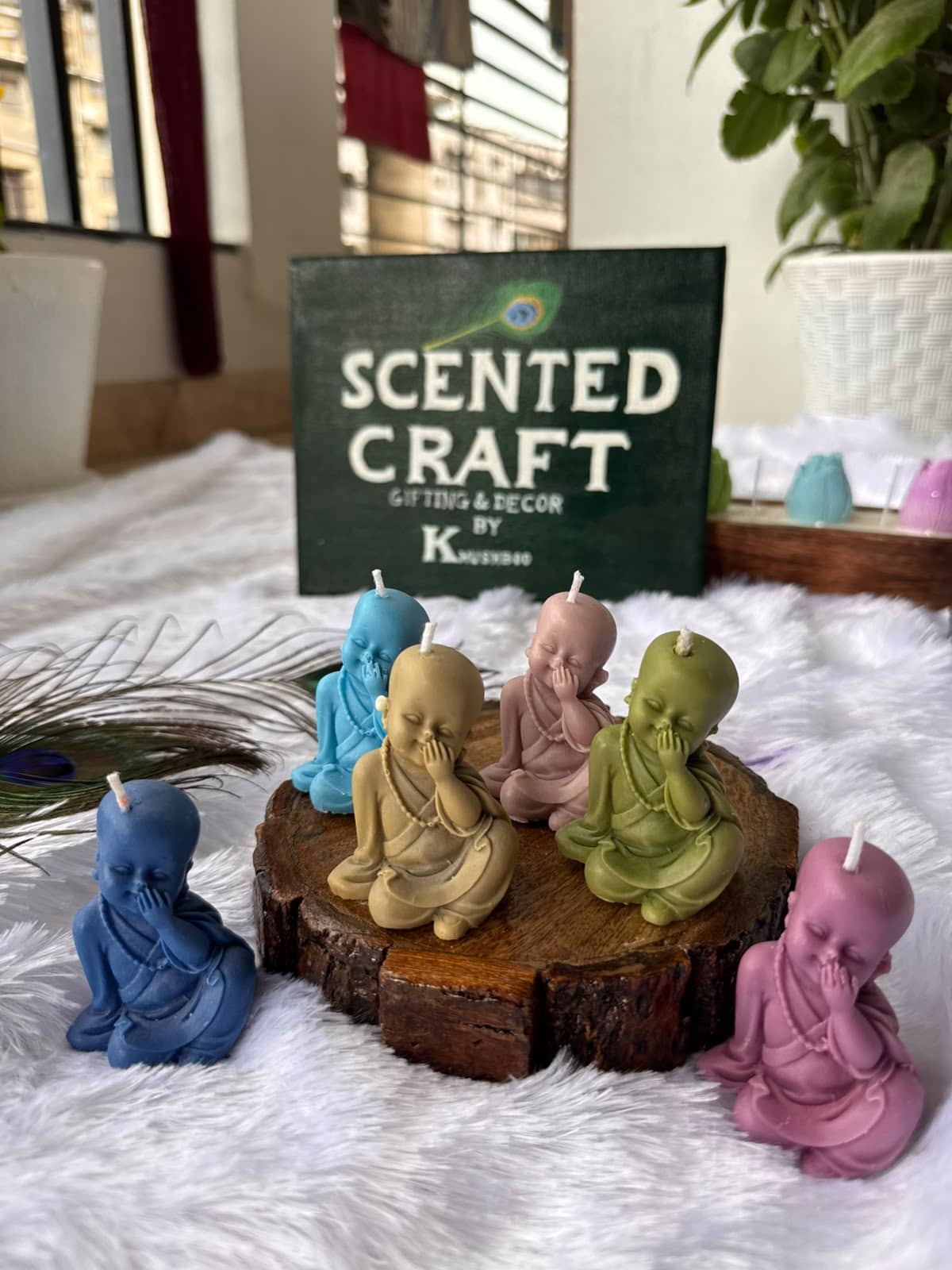 Baby Monk Candle
